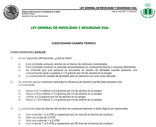 Examen De Manejo El Gran Cambio De La Ley De Movilidad Del 2022